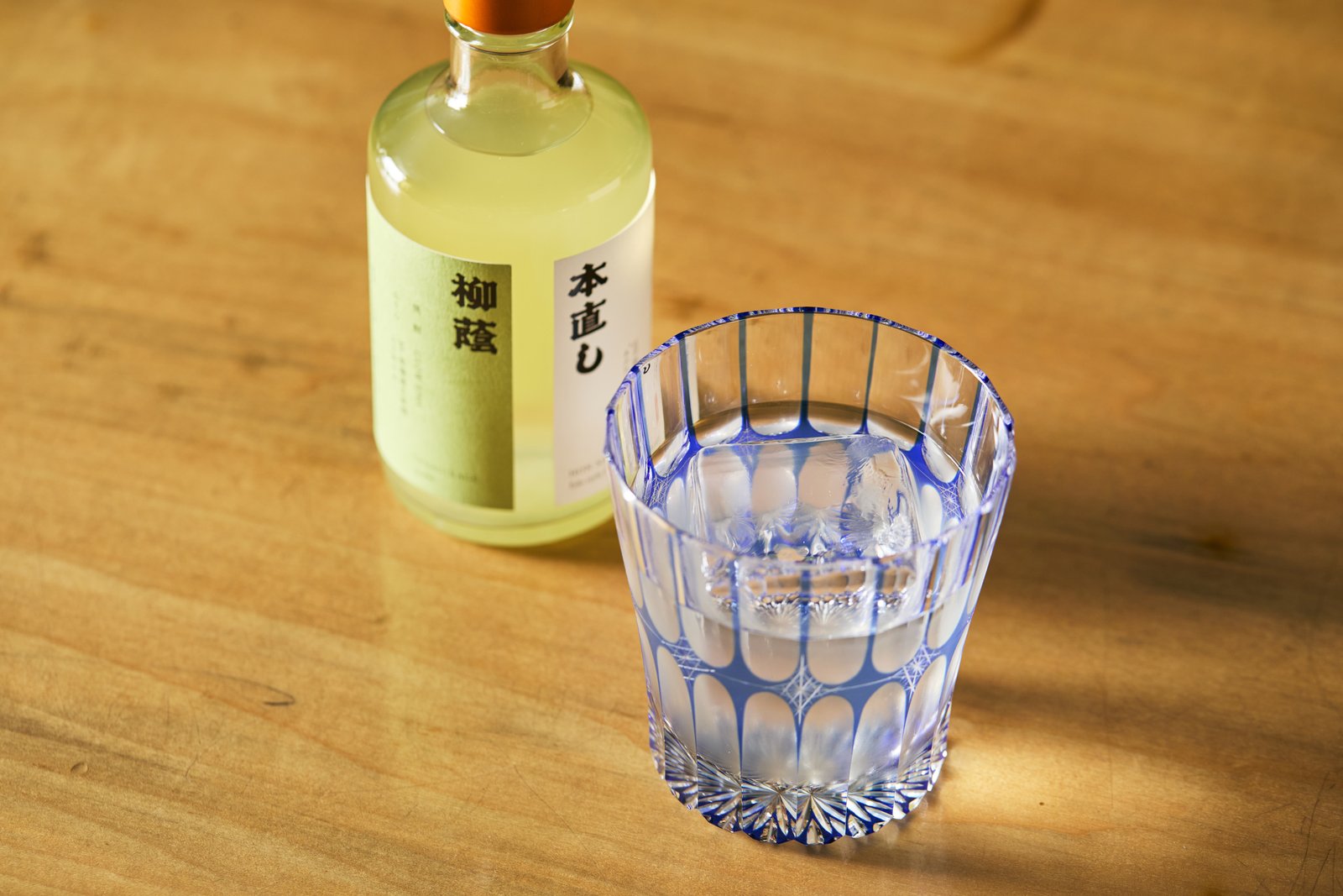 氷を浮かべた柳蔭(ロック)
